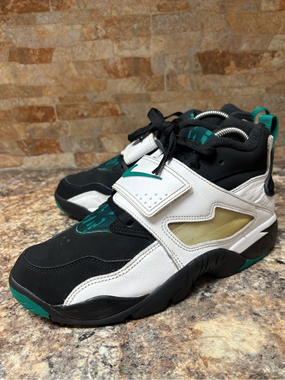 Nike Air Diamond Turf 93 Emerald White Teal Size 8